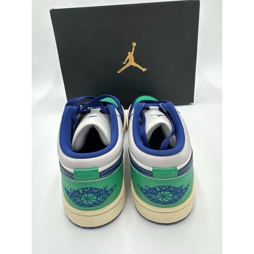 Air Jordan 1 Low Shoes Sail 553558-147 New In Box NWB Size 10.5